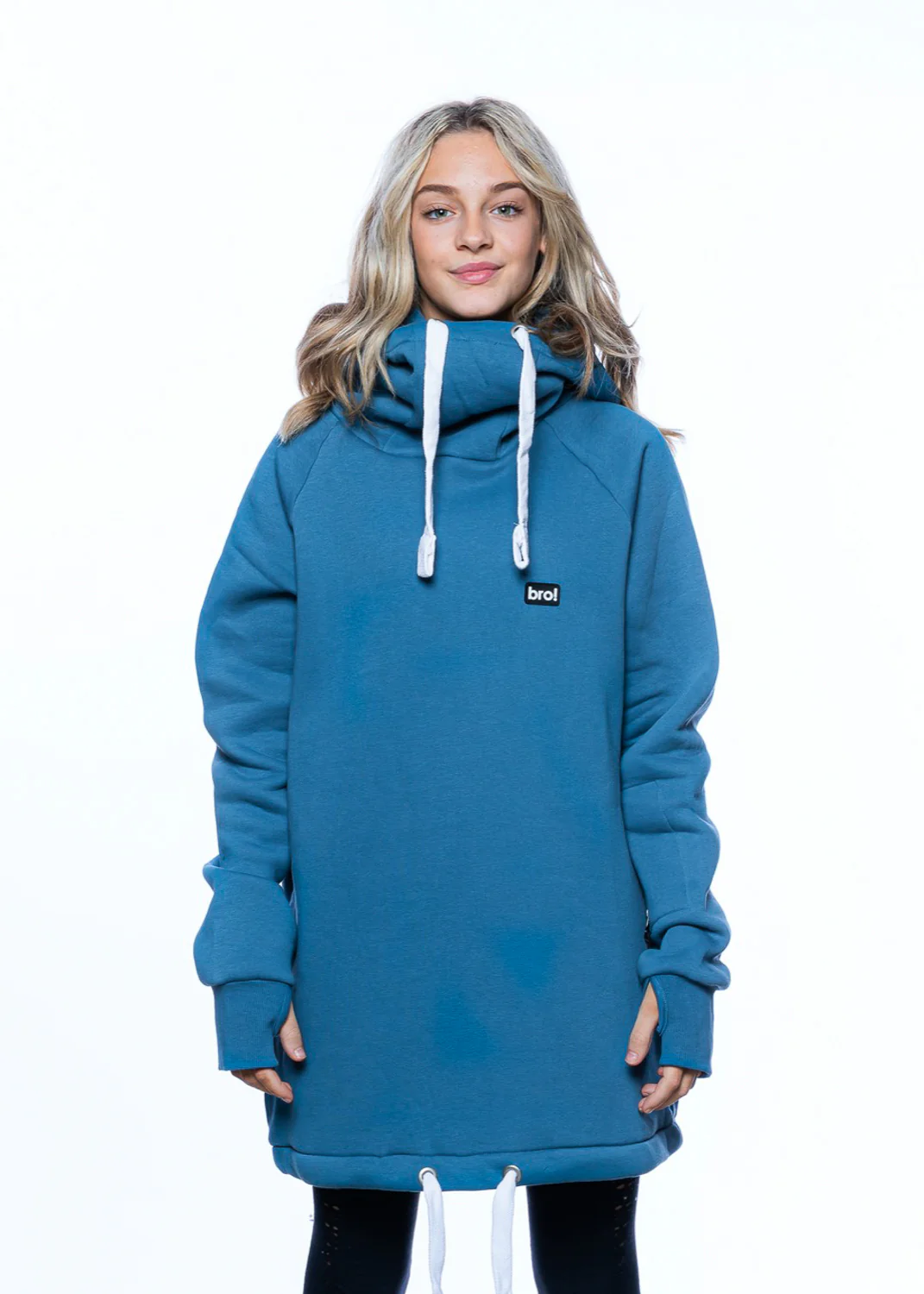 bro! chill n'shred hoodie (slate blue) - Image 4
