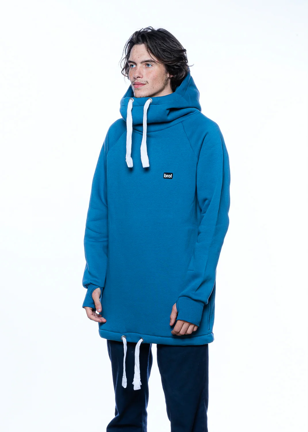 bro! chill n'shred hoodie (slate blue) - Image 6